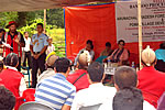 H.E. Governor speaking at Poma Bamboo Processing Centre at Poma Village, Itanagar: 05/11/2009