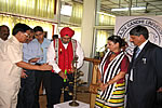 H.E. formally launching the Edusat network of the state by lighting the inaugural lamp at RGU, Rono Hills: 05/09/2009 