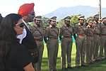 H.E. Governor and First lady interacting with IPS Probationers at Raj Bhawan : 24/11/2009