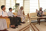 Governor interacting with members from Janjati Suraksha Manch at Rajbhawan