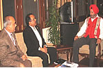 H.E. Governor with Mission Director, National Bamboo Mission , Dr. Gorakh Singh, Commissoner, GOI and G.N. Singh Director (SFRI, Chimpu) at Raj Bhawan, Itanagar: 09/01/2010