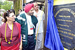 H.E. inaugurating the Poma Bamboo Processing Centre: 18/08/2009