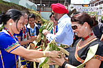 H.E. along with State First lady in participating in the Solung Festival celebration at Itanagar: 01/01/2009 