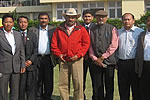 H.E. Governor along with Secretary Sh D.S. Pandit, Director Tourism A.K. Singh and Tour operators of Arunachal Pradesh, : 12/01/2010