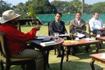 H.E. Governor along with Secretary Sh D.S. Pandit, Director Tourism A.K. Singh and Tour operators of Arunachal Pradesh, : 12/01/2010