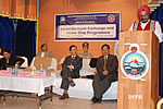 H.E. Governor delivering his speech during inaugural session of Youth Exchange Programme: 10/11/2009