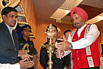 H.E. Governor inaugurating the Youth Exchange Programme in presence of First lady, other dignitaries and youths: 10/11/2009
