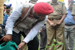 Governor Gen JJ Singh crusading towards Cleaner, Greener and Plastic Free Arunachal Pradesh participating in the World Environment Day celebration at Sinki View, Itanagar on 4th June 2010