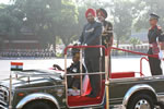 Arunachal Pradesh Governor Gen JJ Singh gracing as the Chief Guest, reviewing the Passing-Out Parade of Indian Military Academy, Dehradun : 12/06/2010