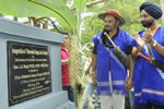 Governor Gen JJ Singh inaugurating the renovated Gekar Sinyi (Ganga Lake), Itanagar on 13th August 2010. The visiting Vice Admiral of Eastern Naval Command Anup Singh also seen in the pic.:13/08/2010