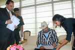 Capital complex DC cum Principal Census Officer carrying out Enumeration of Governor at Raj Bhawan marking the launching of programme in the state : 15/04/2010