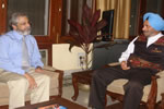 Chief Justice of the Guwahati High Court, Mr. Justice Madan Bhimarao Lokur with Arunachal Pradesh Governor Gen JJ Singh at Raj Bhavan, Itanagar: 23/09/2010
