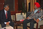 Union Secretary of Ministry of Micro, Small and Medium Enterprises Sh Dinesh Rai with Governor at Rajbhawan: 21/04/2010