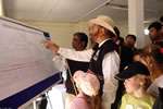 H.E. Governor at Harmuty Railway station to inspect the ongoing railway project: 16/02/2010 