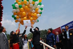 Dr. Farooq Abdullah, Chief Guest, H.E. Governor, State First lady, Chief Minister and other dignitaries inaugurating the Festival of Arunachal 2010, during 24th Statehood Day celebrations at IG Park, Itanagar : 20/02/2010