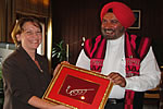 US Consul General, Beth A. Payne calls on H.E Governor at Itanagar: 25/02/2010