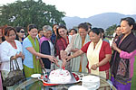 Celebrating International Women's day at Raj Bhawan: 08/03/2010