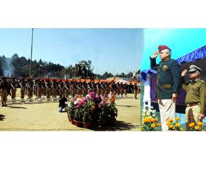 �Guard of Honour� on the occasion of 28th Statehood Day celebration at Indira Gandhi Park, Itanagar on 20th February 2014