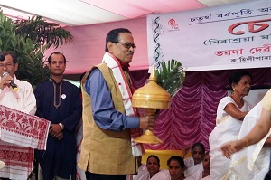 The Governor of Arunachal Pradesh Shri JP Rajkhowa attending the fifth foundation day of �Seneh�, a Non-Governmental Organisation working for the benefit of the homeless and destitute of the society, particularly women of North East India at Guwahati on 7th November 2015.