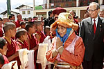 President along with Governor and other delegates at Tawang