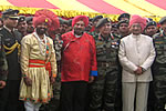 Governor with personnel of Maratha Regiment at Tawang