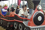 Inaugural run of Toy train