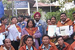 Along with students and faculties of IGNOU