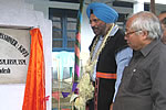 Governor inaugurating Extra Asst. Commissioner office at Koyu, East Siang District. Also seen is local MLA and Minister WR, Parl Affairs, PR, Sh Tako Dabi
