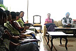 Governor and First lady exhorting the members of Muskan to work for women empowerment while interacting with them at Raj Bhawan