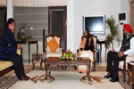 President of India with the Govenor and Chief Minister of Arunachal Pradesh at Raj Bhawan, Itanagar