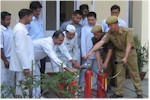 Training on handling of fire fighting equipments to Raj Bhawan staff